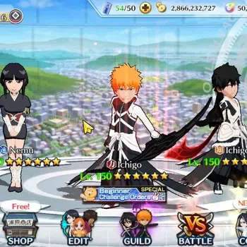 Bleach: Brave Souls High-End [GLOBAL]50K Orb|2 New Renewed Ichigo,Rukia 10th An image 1