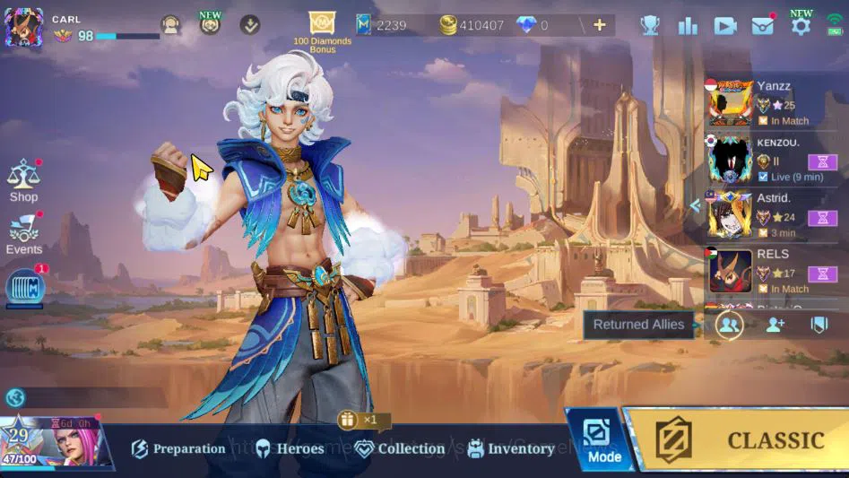 Mobile Legends: Bang Bang Collector Hero 131|Skin 307|High Immo 100|Star Haya,LBox[Kag image 1