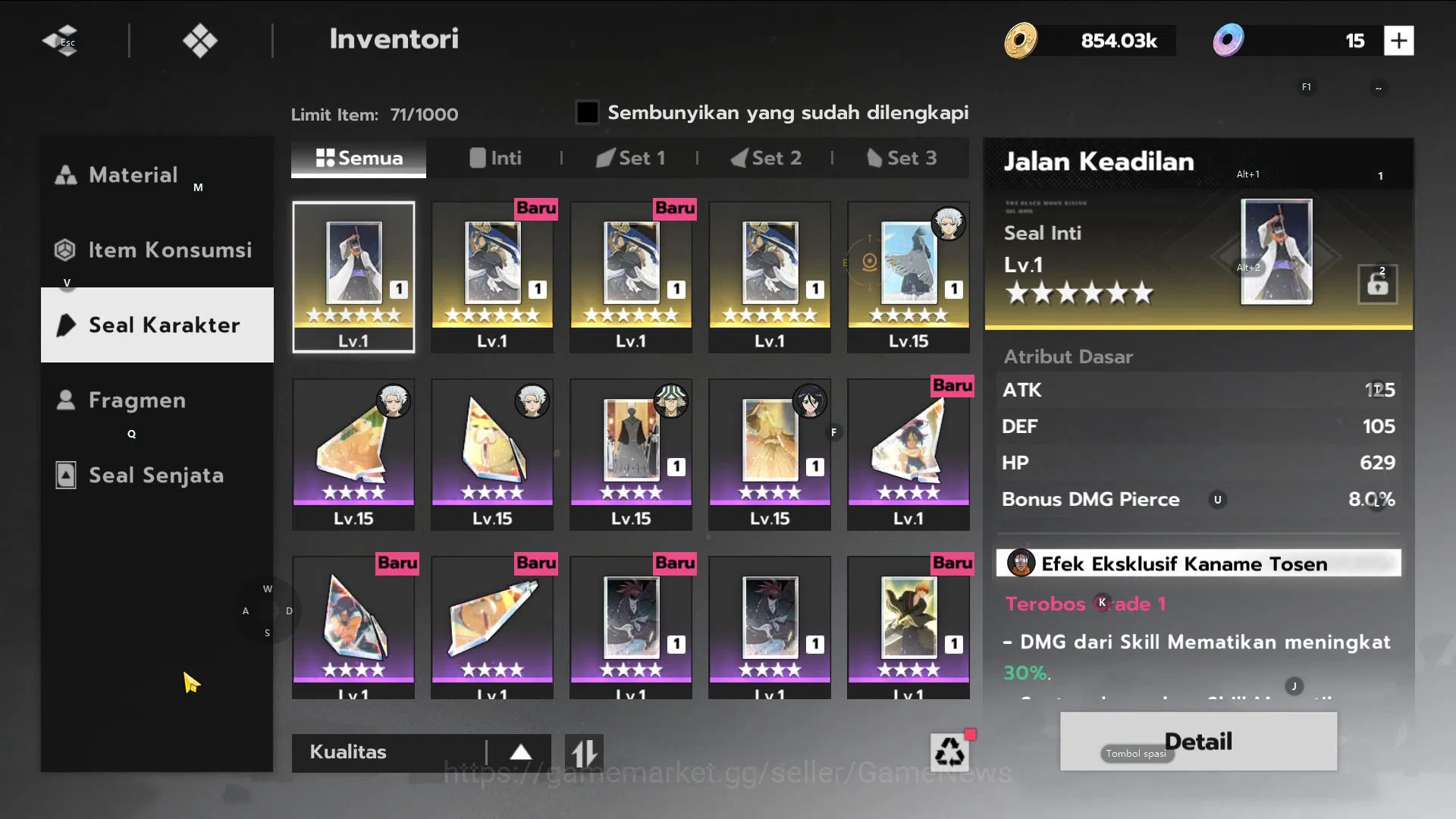 BLEACH: Soul Resonance Accounts Nuverse SEA|4 SSR(Toshiro+sign,Kisuke+Sign,Byakuya image 12