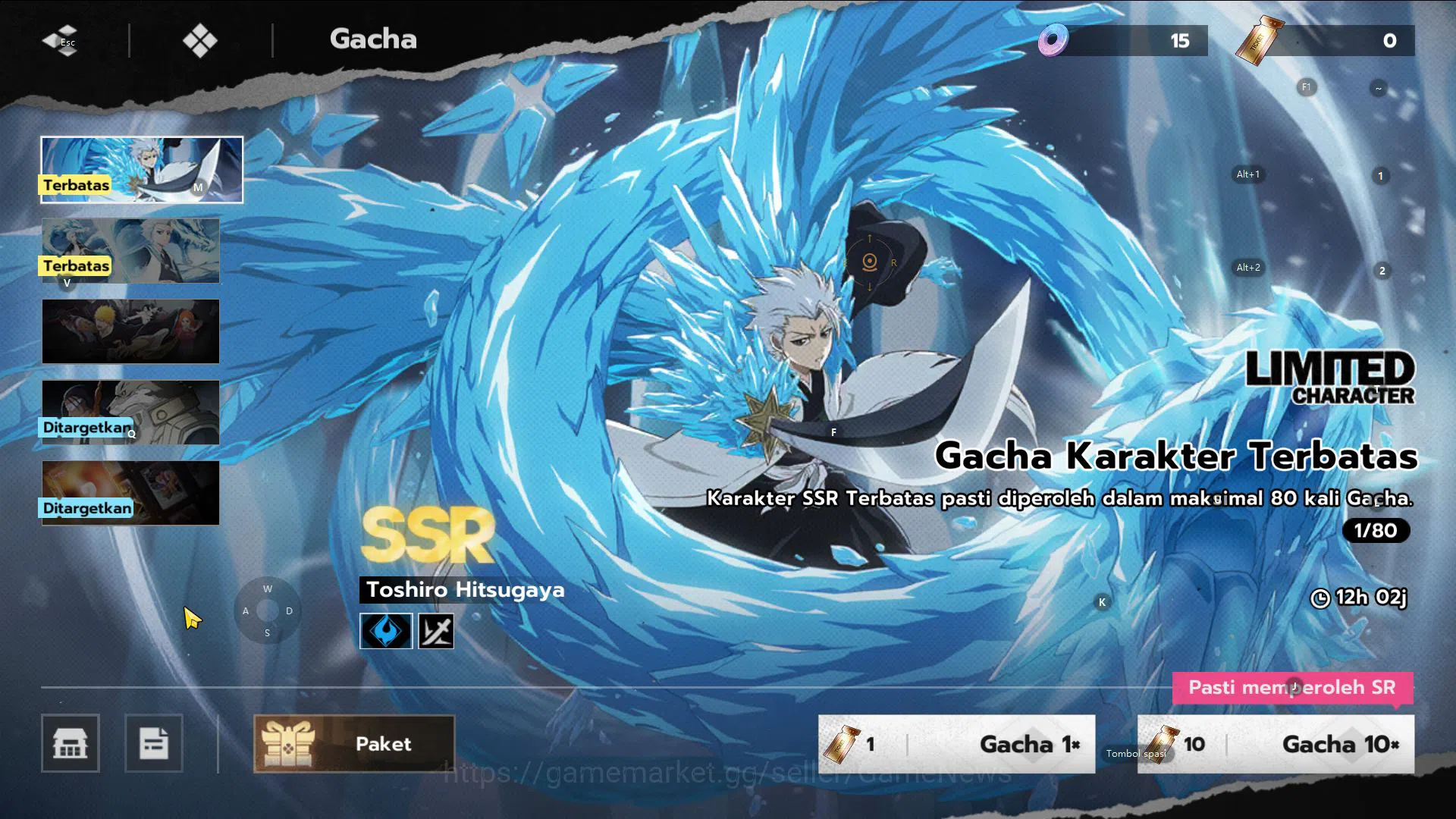 BLEACH: Soul Resonance Accounts Nuverse SEA|4 SSR(Toshiro+sign,Kisuke+Sign,Byakuya image 17
