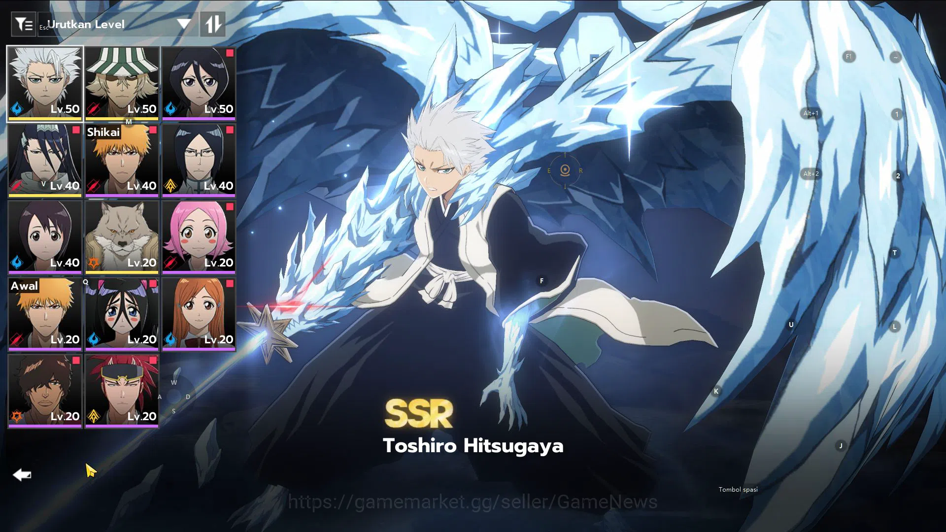 BLEACH: Soul Resonance Accounts Nuverse SEA|4 SSR(Toshiro+sign,Kisuke+Sign,Byakuya image 2