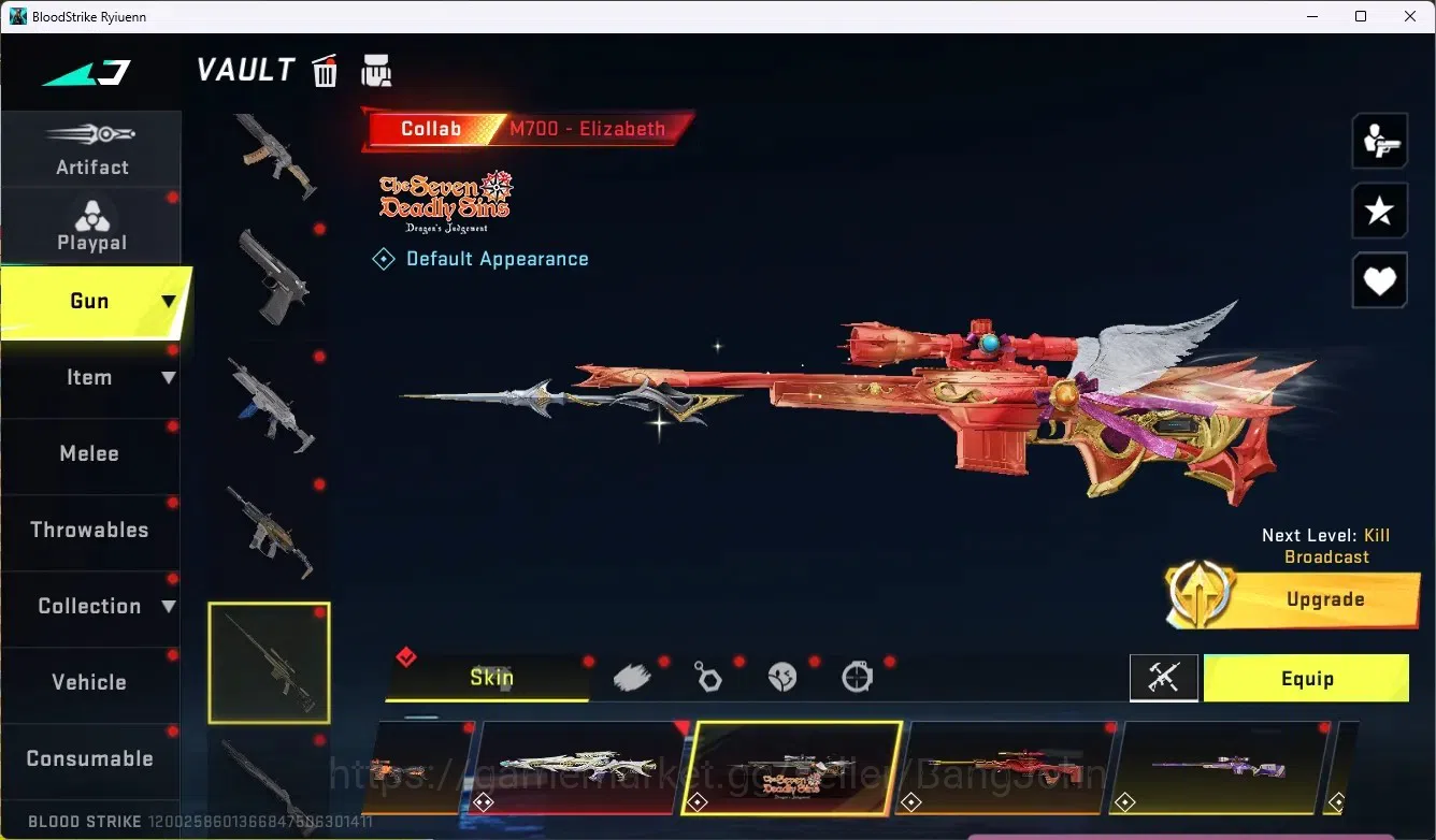 Blood Strike Accounts ASIA|9 Eternal Gun&3 Eternal Striker|6 Collab Gun  image 12