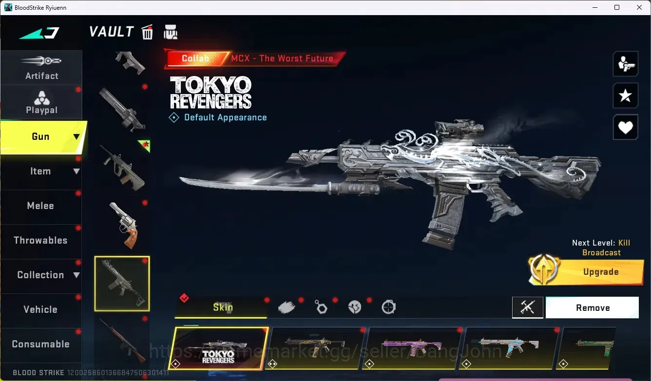 Blood Strike Accounts ASIA|9 Eternal Gun&3 Eternal Striker|6 Collab Gun  image 13