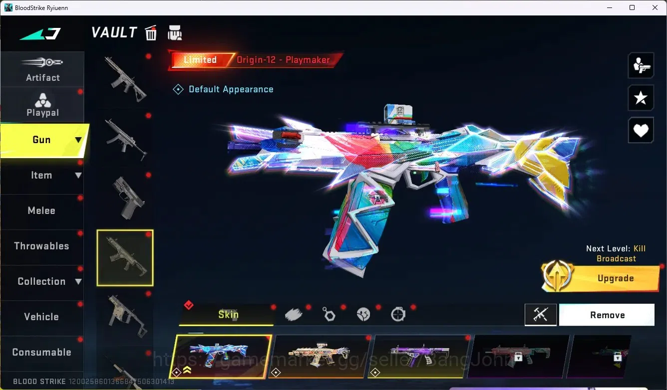 Blood Strike Accounts ASIA|9 Eternal Gun&3 Eternal Striker|6 Collab Gun  image 17