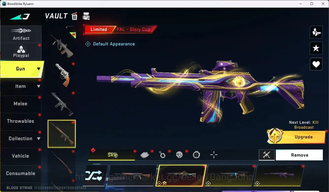 Blood Strike Accounts ASIA|9 Eternal Gun&3 Eternal Striker|6 Collab Gun  image 19