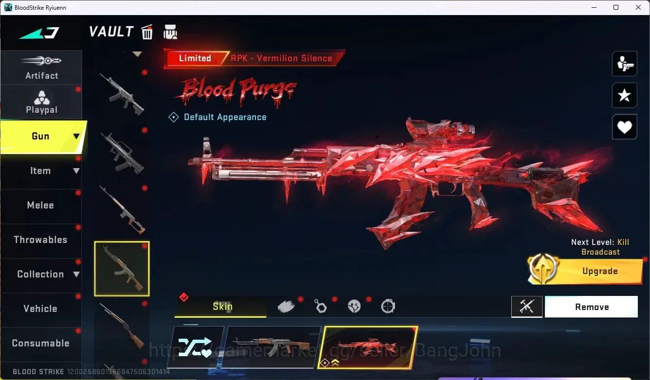 Blood Strike Accounts ASIA|9 Eternal Gun&3 Eternal Striker|6 Collab Gun  image 20