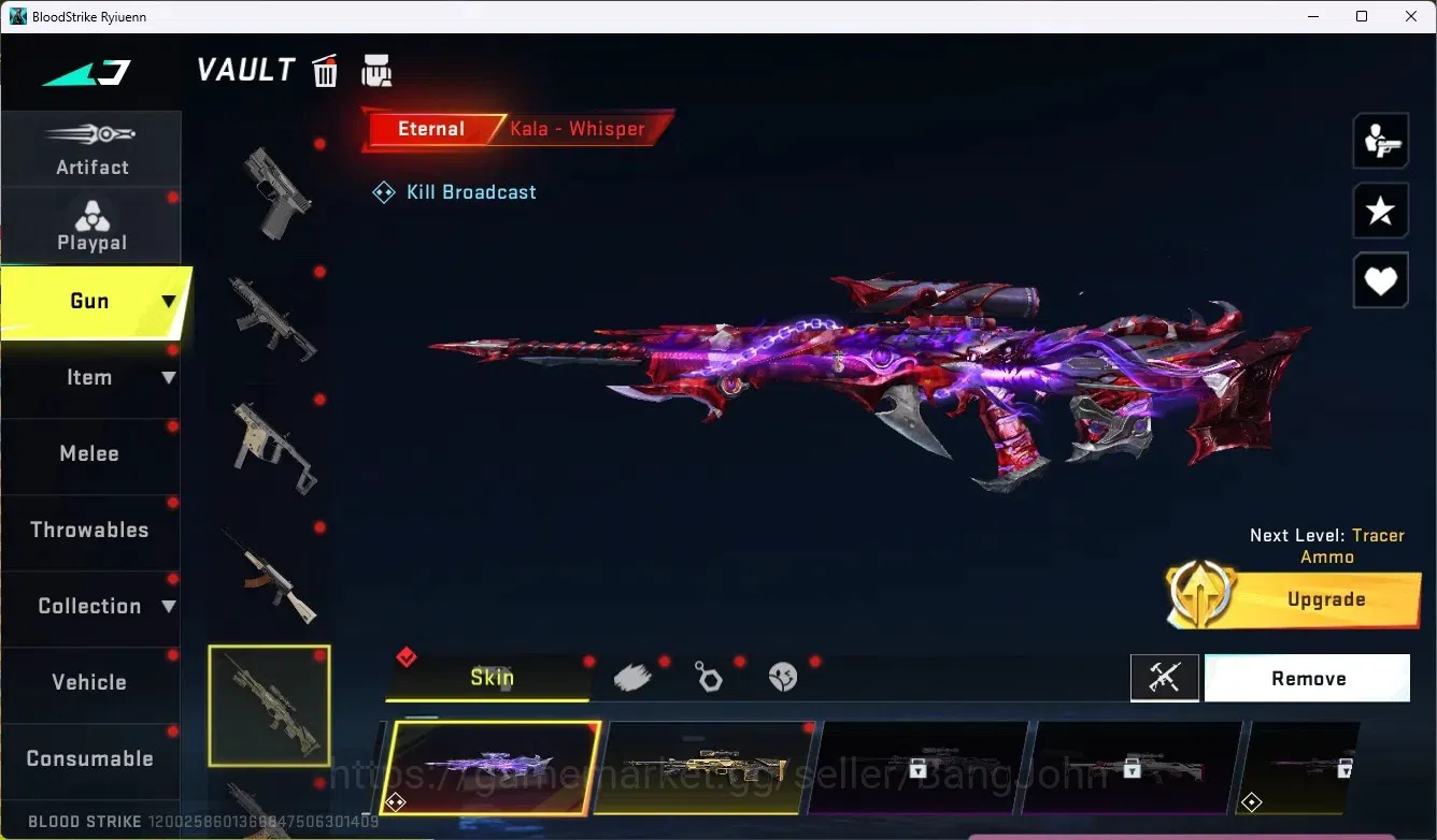 Blood Strike Accounts ASIA|9 Eternal Gun&3 Eternal Striker|6 Collab Gun  image 3