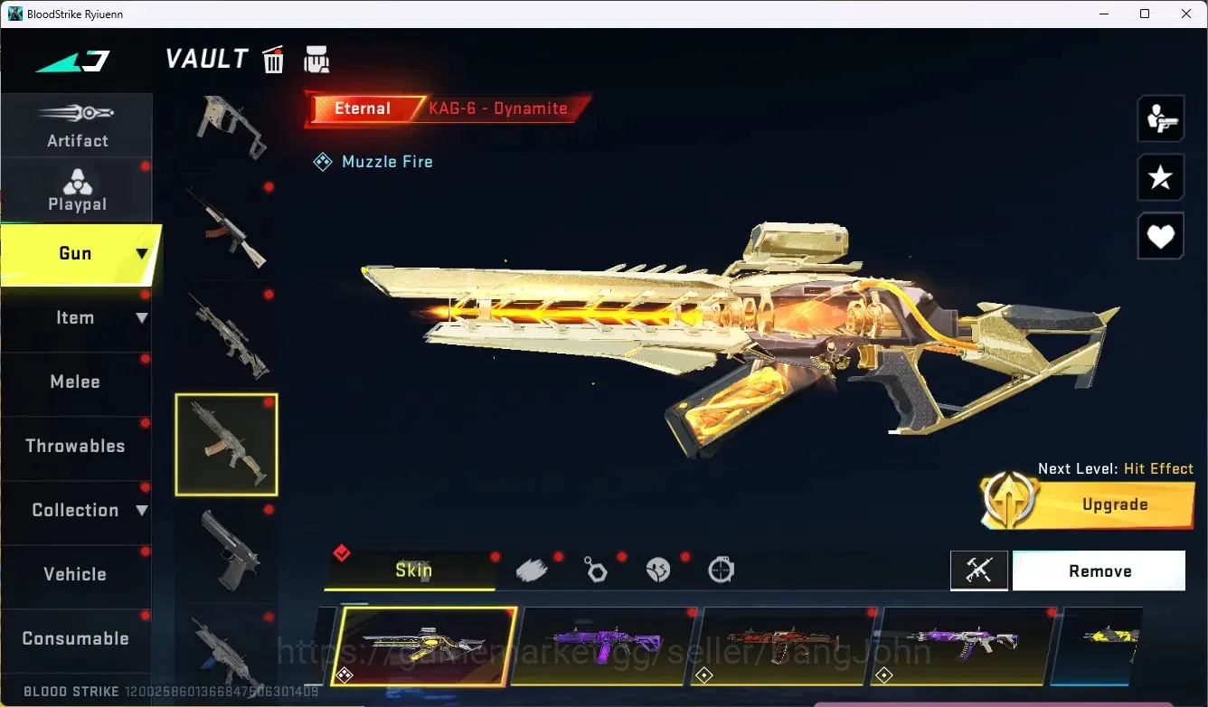 Blood Strike Accounts ASIA|9 Eternal Gun&3 Eternal Striker|6 Collab Gun  image 4