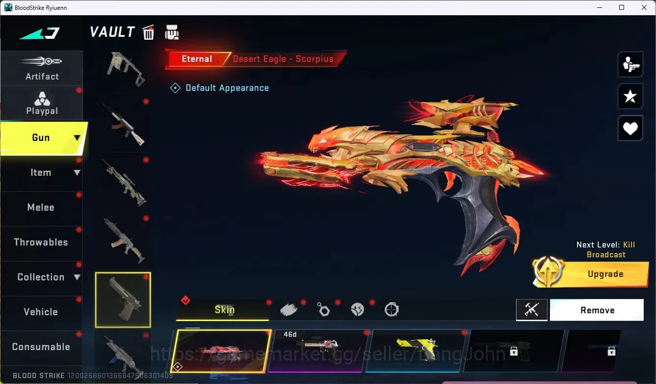 Blood Strike Accounts ASIA|9 Eternal Gun&3 Eternal Striker|6 Collab Gun  image 5