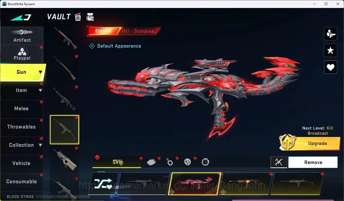 Blood Strike Accounts ASIA|9 Eternal Gun&3 Eternal Striker|6 Collab Gun  image 8