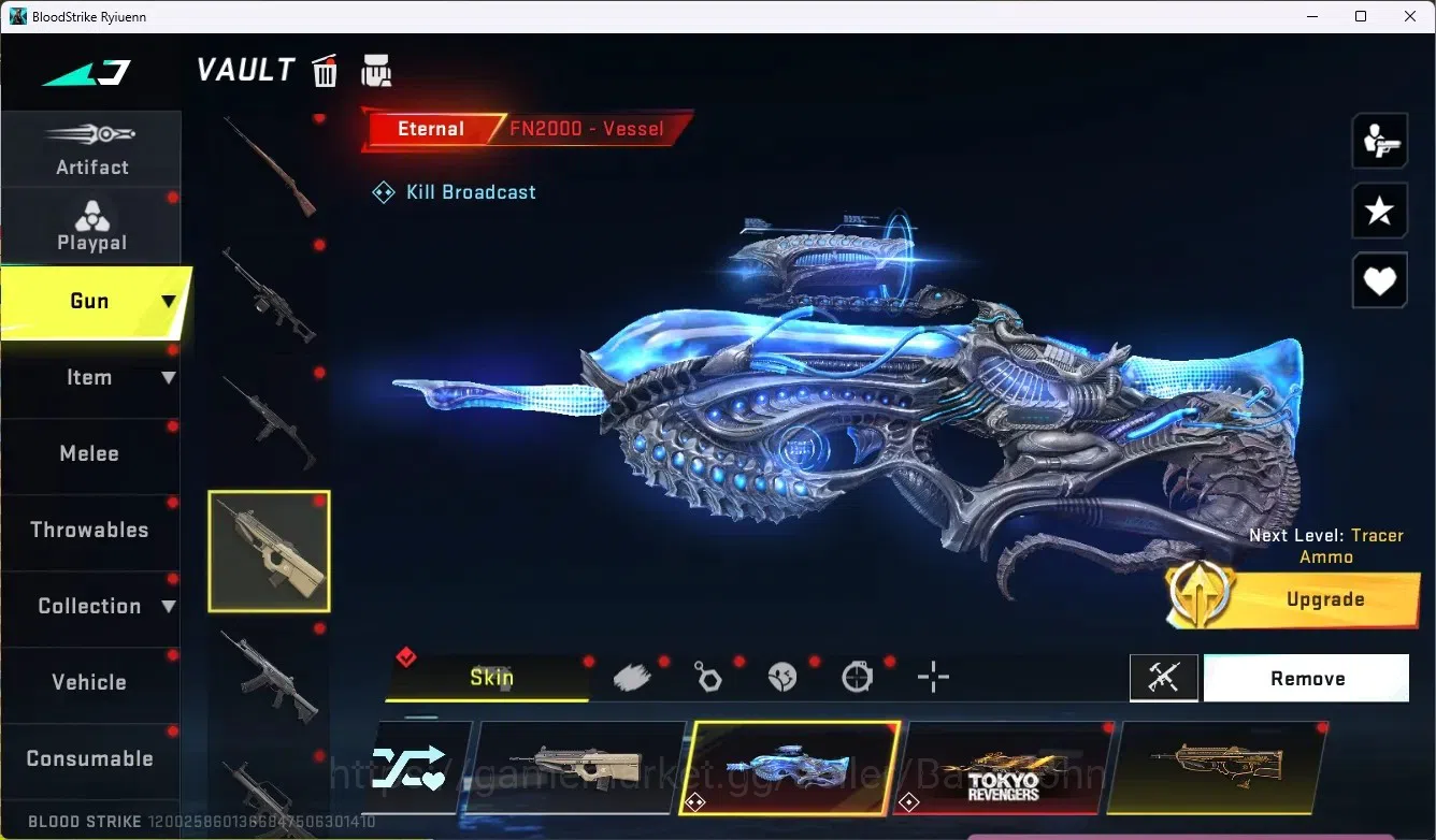 Blood Strike Accounts ASIA|9 Eternal Gun&3 Eternal Striker|6 Collab Gun  image 9