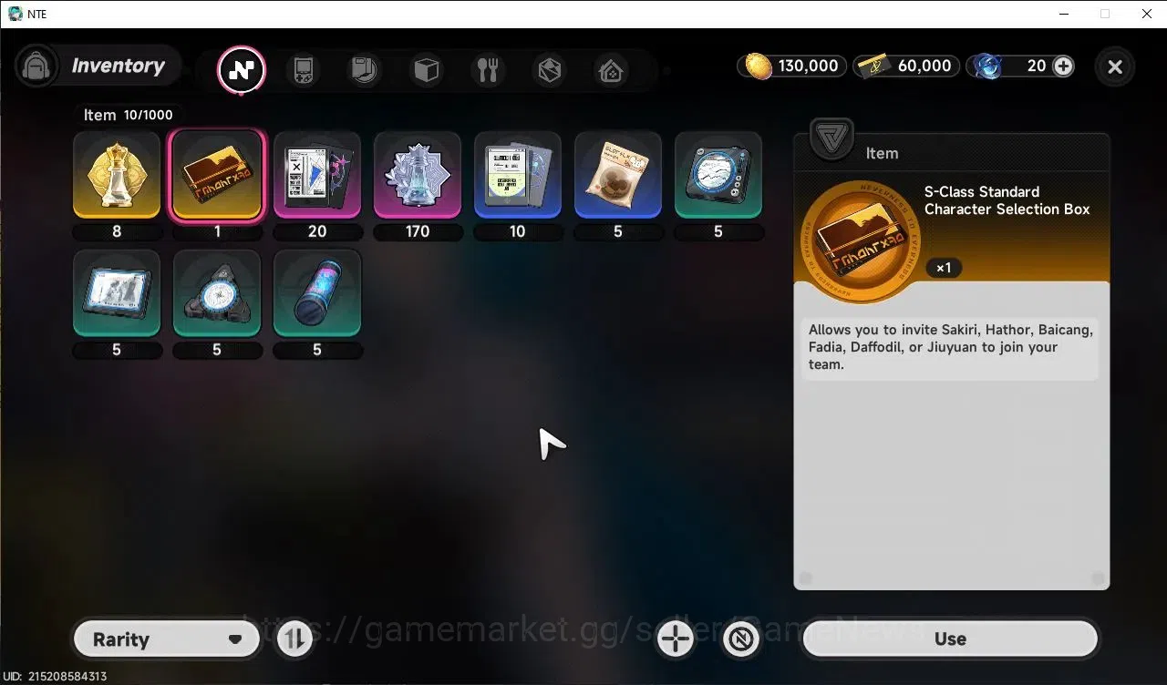 Neverness to Everness Accounts GLOBAL EUROPE|HL 3| 1 SSR Meta Nanally +S-Class Ch image 5