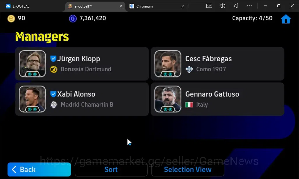 eFootball Accounts Android|Big Time Ronaldinho Gaucho,Bruno Fernandes image 3
