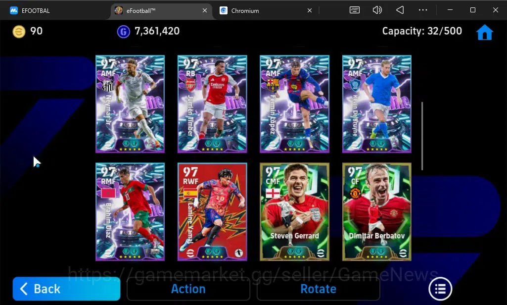 eFootball Accounts Android|Big Time Ronaldinho Gaucho,Bruno Fernandes image 6
