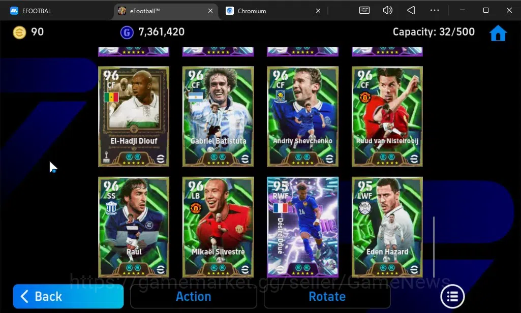 eFootball Accounts Android|Big Time Ronaldinho Gaucho,Bruno Fernandes image 8