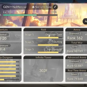 Seven Knights Re:Birth Accounts Global |FullEX7 (FaiTC3,Rosie,MeliaTC1,Juri,Gelindus)|47