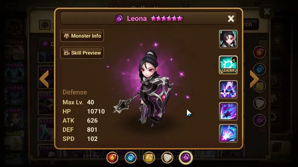 Summoners War: Sky Arena Accounts GLOBAL Lv40|2 LD[Isis,Leona]|5 Total NB5[Ethna,Lia image 13