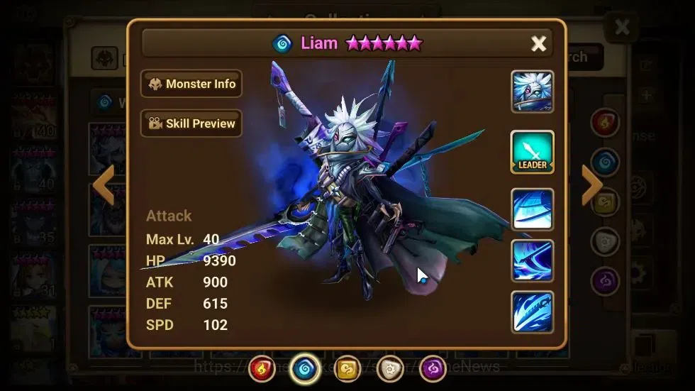 Summoners War: Sky Arena Accounts GLOBAL Lv40|2 LD[Isis,Leona]|5 Total NB5[Ethna,Lia image 15