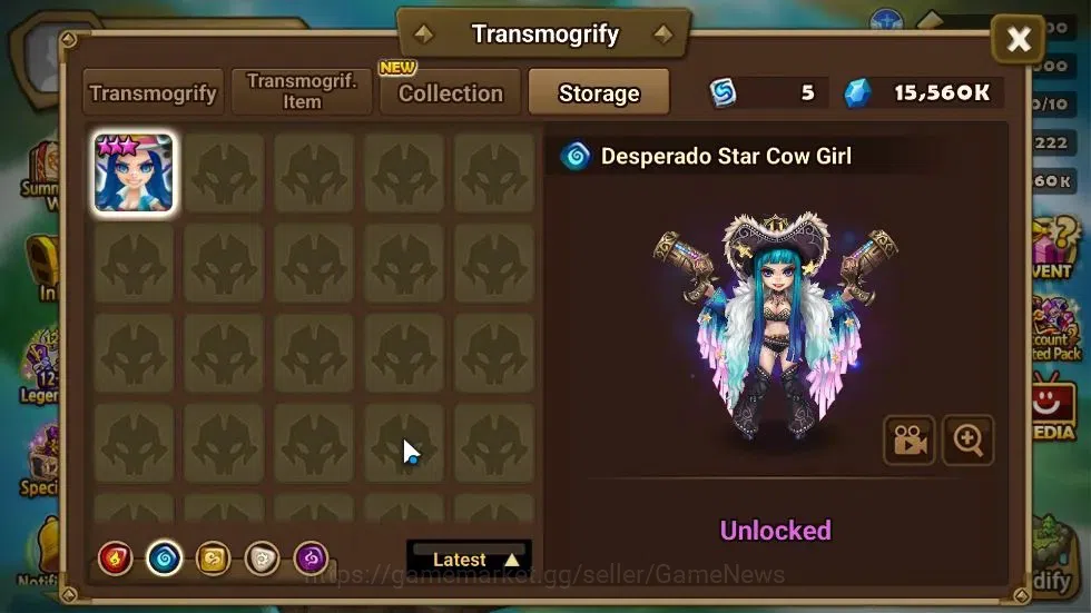 Summoners War: Sky Arena Accounts GLOBAL Lv40|2 LD[Isis,Leona]|5 Total NB5[Ethna,Lia image 19
