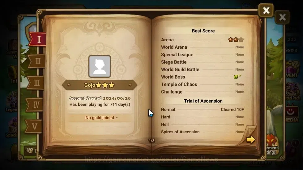Summoners War: Sky Arena Accounts GLOBAL Lv40|2 LD[Isis,Leona]|5 Total NB5[Ethna,Lia image 5