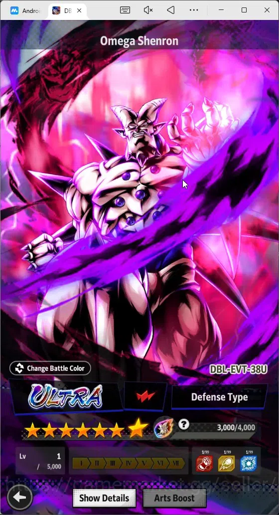 Dragon Ball Legends Accounts High-End Global |Lvl 153|16.6M Total Power|1.4K CC|3 LR|5 UL|LR Trunks&Gohan,SSG Shallet Etc|UL 11