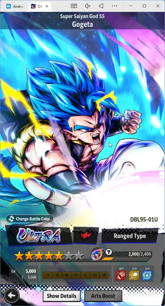 Dragon Ball Legends Accounts High-End Global |Lvl 153|16.6M Total Power|1.4K CC|3 LR|5 UL|LR Trunks&Gohan,SSG Shallet Etc|UL 15