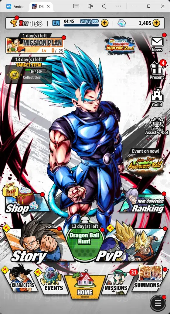 Dragon Ball Legends Accounts High-End Global |Lvl 153|16.6M Total Power|1.4K CC|3 LR|5 UL|LR Trunks&Gohan,SSG Shallet Etc|UL 19