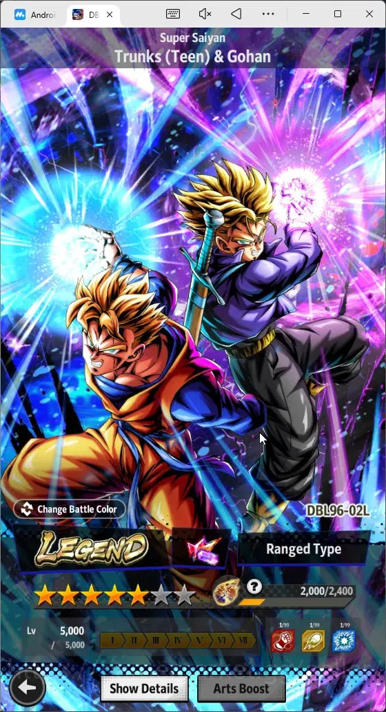 Dragon Ball Legends Accounts High-End Global |Lvl 153|16.6M Total Power|1.4K CC|3 LR|5 UL|LR Trunks&Gohan,SSG Shallet Etc|UL 8