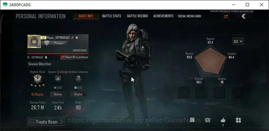 Arena Breakout Accounts MOBILE Lv30|SV 26,7M|CV 22M|Wire Set|ET AK-74N,QS  image 2