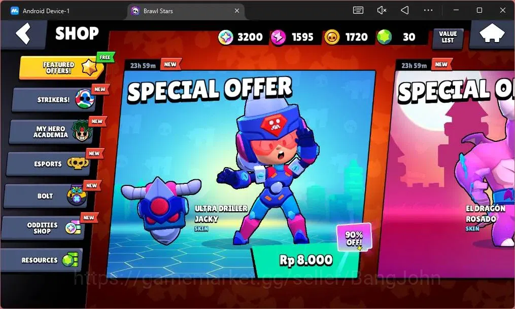Brawl Stars Accounts Global|1655 Trophy|19 Brawler|2 Max Hypercharge(Sh image 4