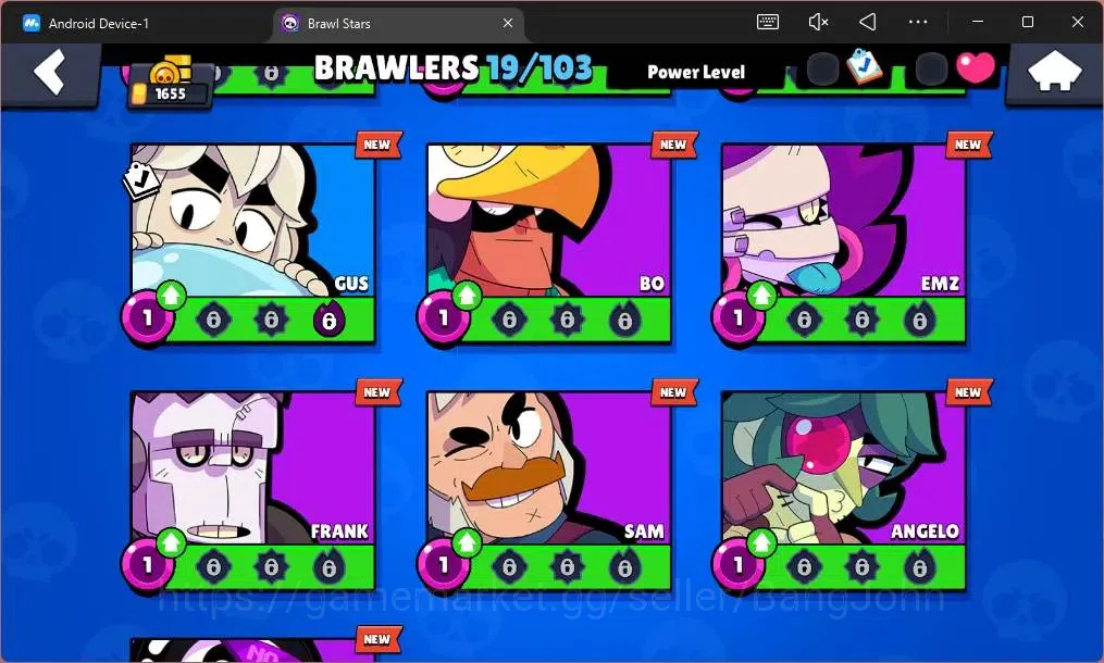 Brawl Stars Accounts Global|1655 Trophy|19 Brawler|2 Max Hypercharge(Sh image 7