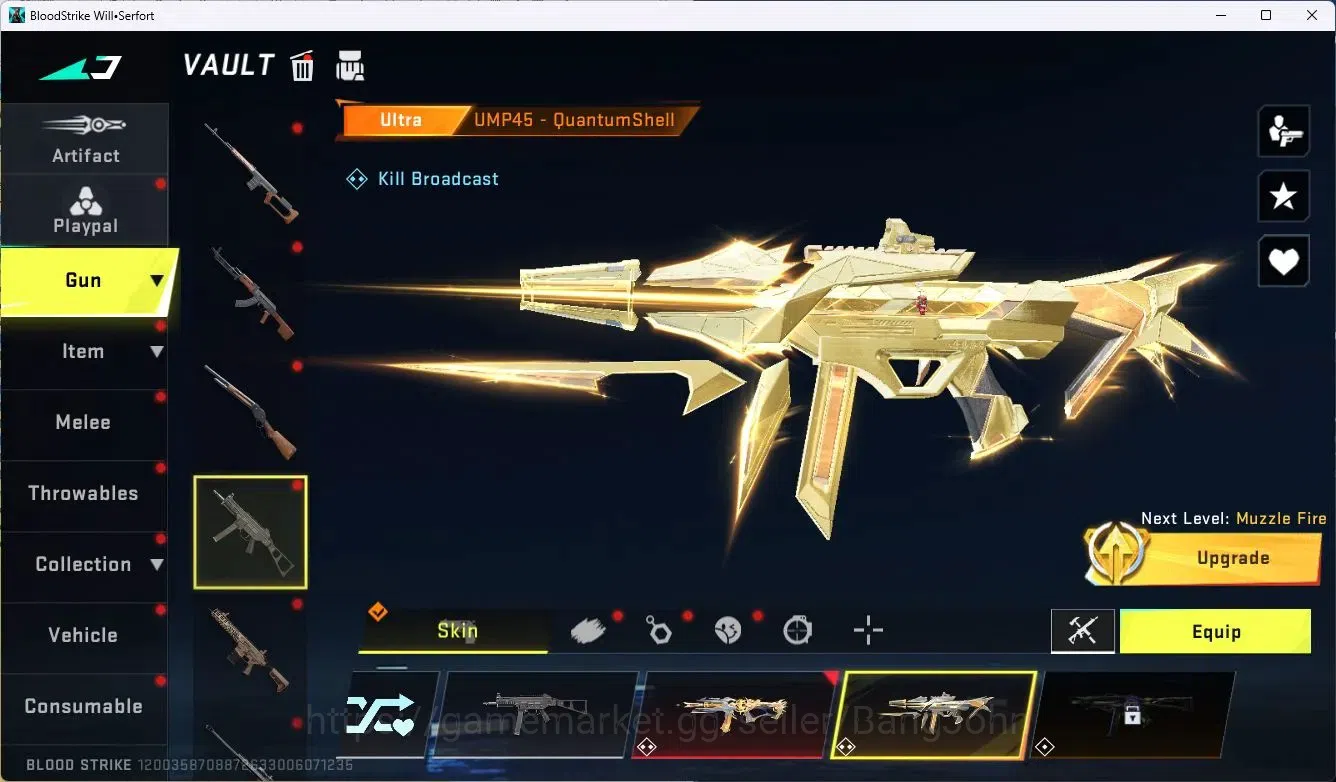 Blood Strike Accounts ASIA |1 EVO: AK47-Hellride| 3 Collab Gun Eva&Bleac image 11