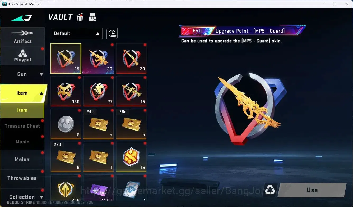 Blood Strike Accounts ASIA |1 EVO: AK47-Hellride| 3 Collab Gun Eva&Bleac image 12