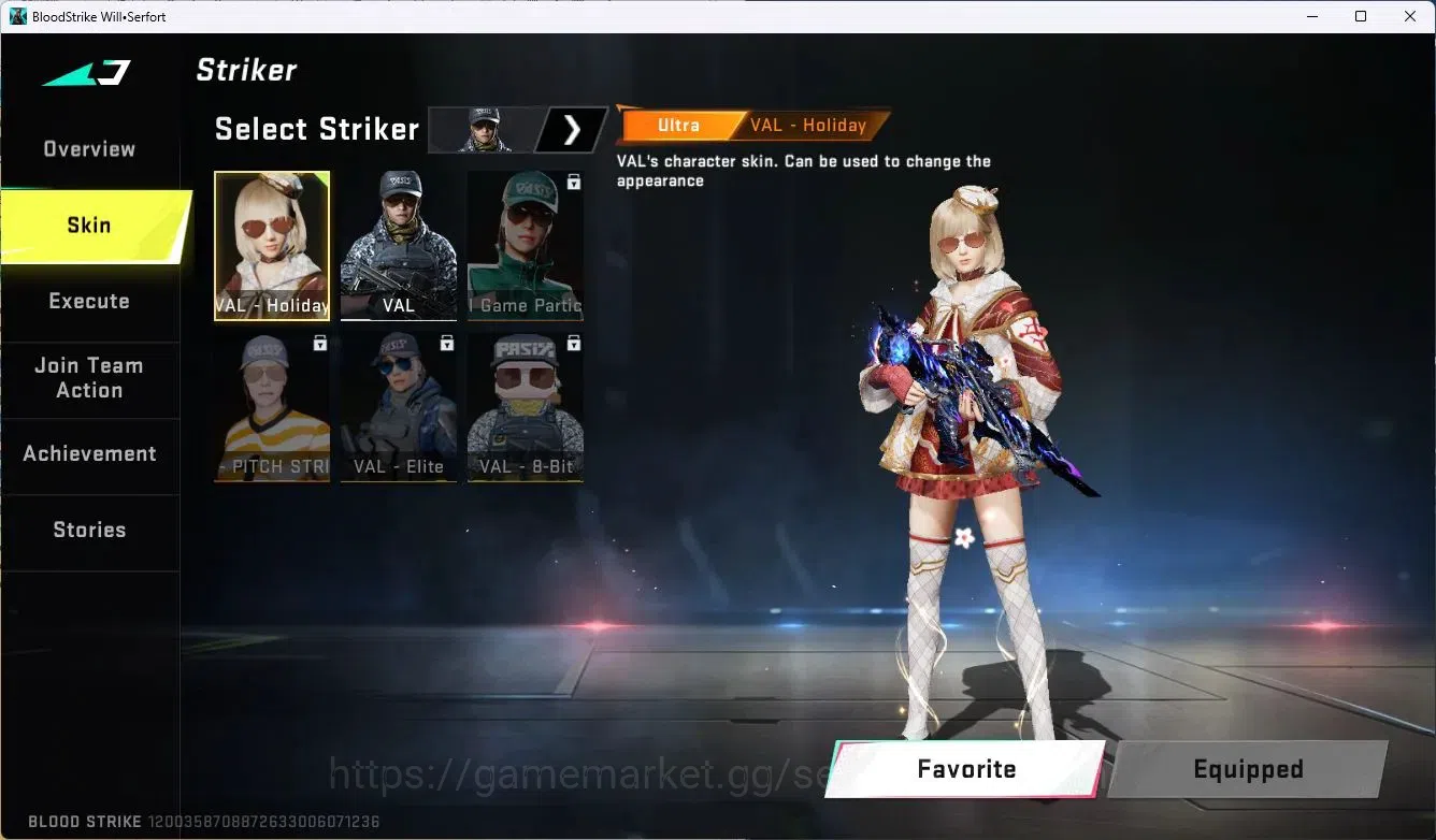 Blood Strike Accounts ASIA |1 EVO: AK47-Hellride| 3 Collab Gun Eva&Bleac image 19