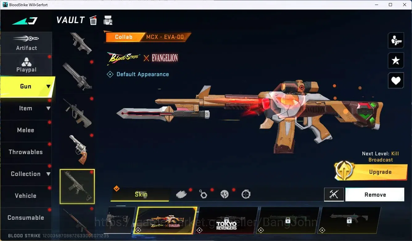 Blood Strike Accounts ASIA |1 EVO: AK47-Hellride| 3 Collab Gun Eva&Bleac image 6