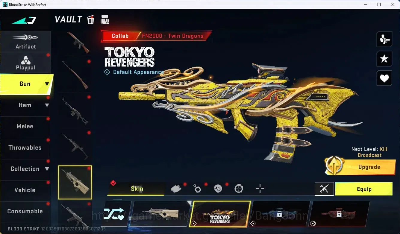 Blood Strike Accounts ASIA |1 EVO: AK47-Hellride| 3 Collab Gun Eva&Bleac image 8
