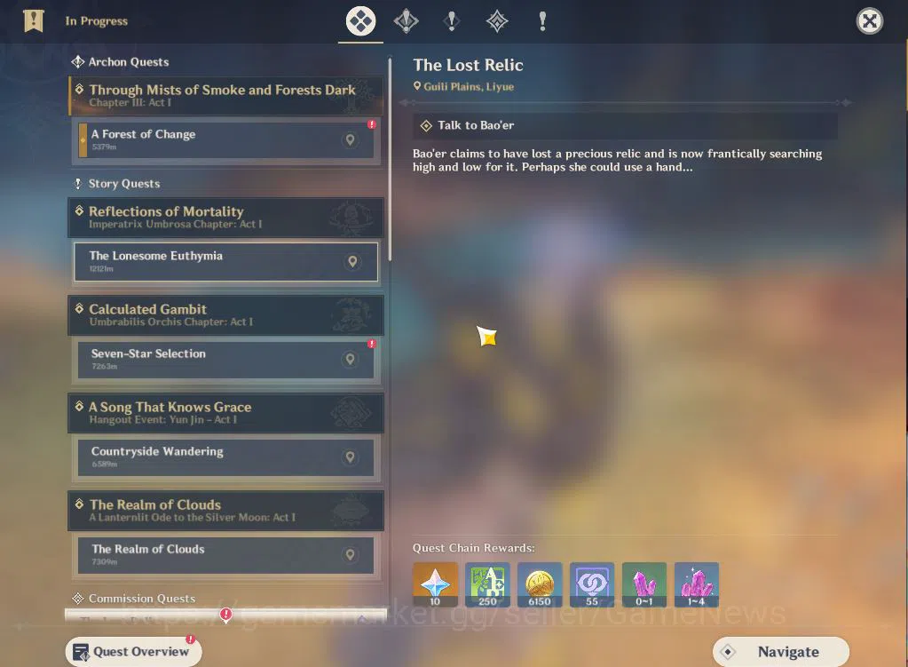 Genshin Impact Accounts ASIA|AR54|4Limited+2(*5Weapon)|Skrik,Ganyu+sign,Zh image 13