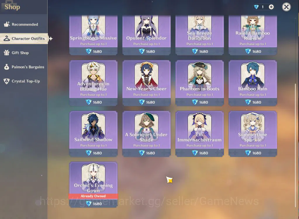Genshin Impact Accounts ASIA|AR54|4Limited+2(*5Weapon)|Skrik,Ganyu+sign,Zh image 17