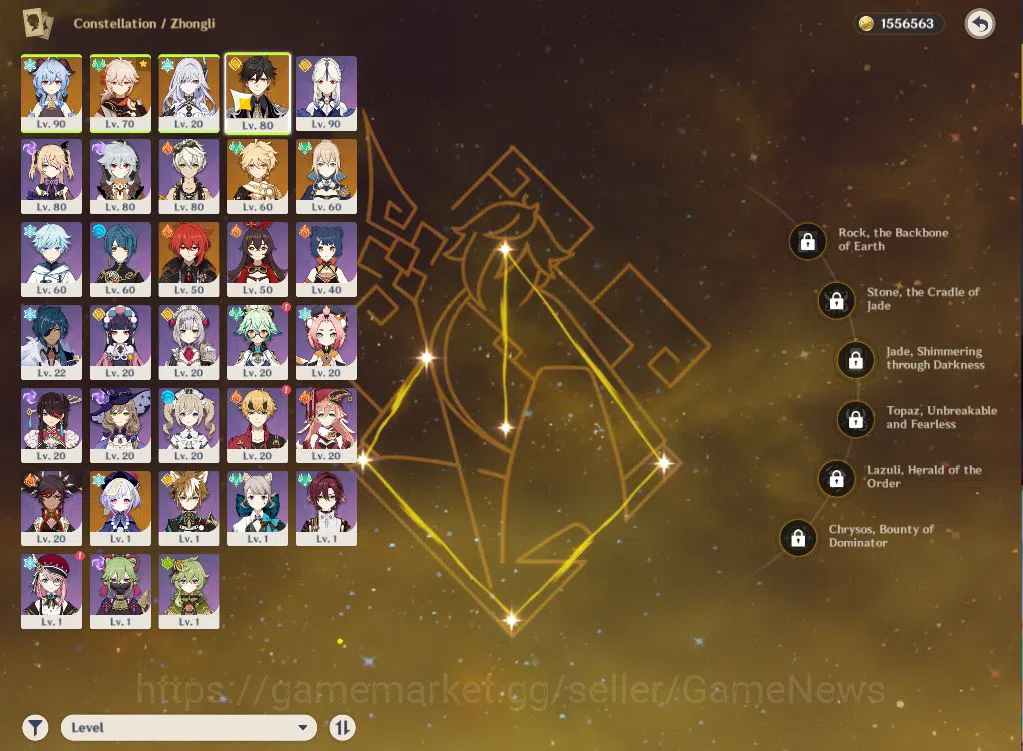 Genshin Impact Accounts ASIA|AR54|4Limited+2(*5Weapon)|Skrik,Ganyu+sign,Zh image 6