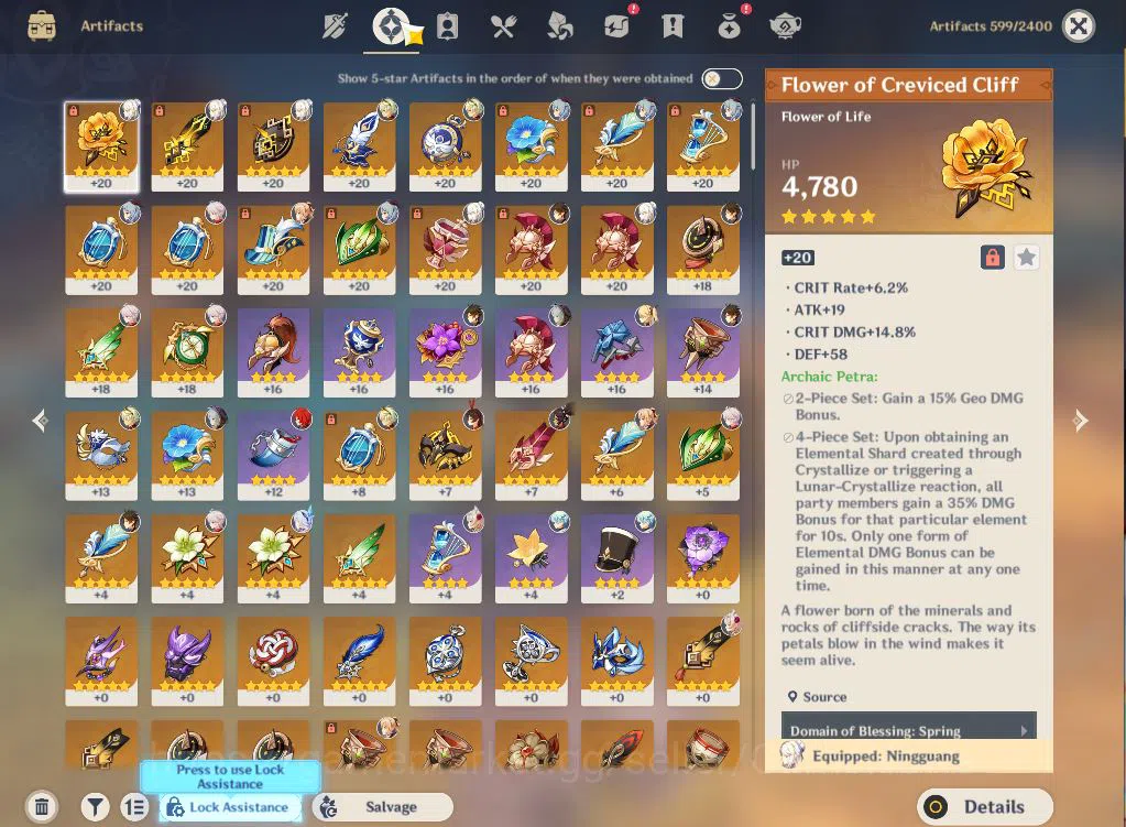 Genshin Impact Accounts ASIA|AR54|4Limited+2(*5Weapon)|Skrik,Ganyu+sign,Zh image 8