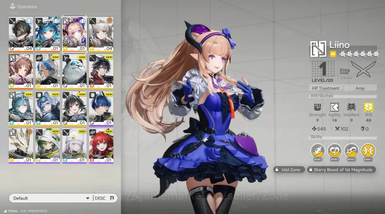 Arknights: Endfield Accounts Asia| Fresh Starter Ch 1 Process 1| 1Lim Liino+Sign, Last Rite, Ardelia|Detail Check SS|END737Z 1