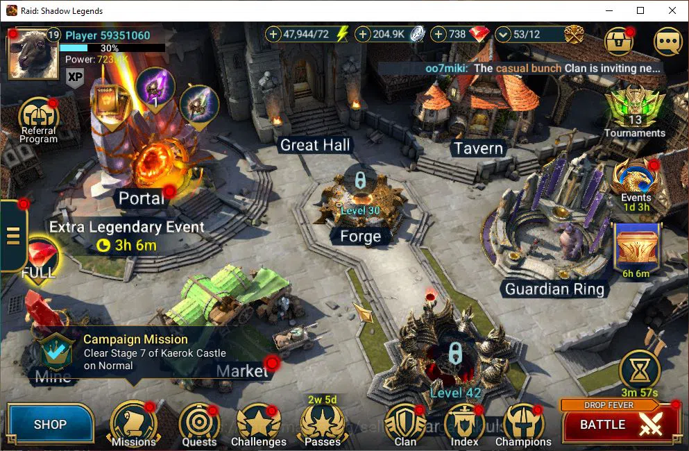 Lv 19 723K Power|1 Mythical(Galleus Bloodcrest)|25 Legendary(Ezio,Visix,Leminisi,Ninja,Etc)|47k Energy|Plarium|Check SS(RSL1172) Raid: Shadow Legends Accounts Mid-Game Lv 19 723K Power|1 Mythical(Galleus Bloodcrest)|25