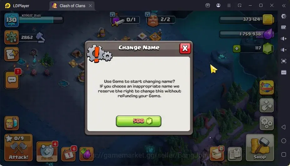 Clash of Clans Accounts High-End Global |TH 14-BH 7|LVL130|BK61,AQ66,MP18,GW46,RC28|BM17,BC15|3 Legend skin & 3 Gold|Gem 19