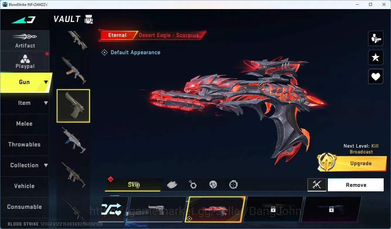 Blood Strike Accounts ASIA | 1 ETERNAL GUNS Desert Eagle-Scorpius | 2 TR image 2