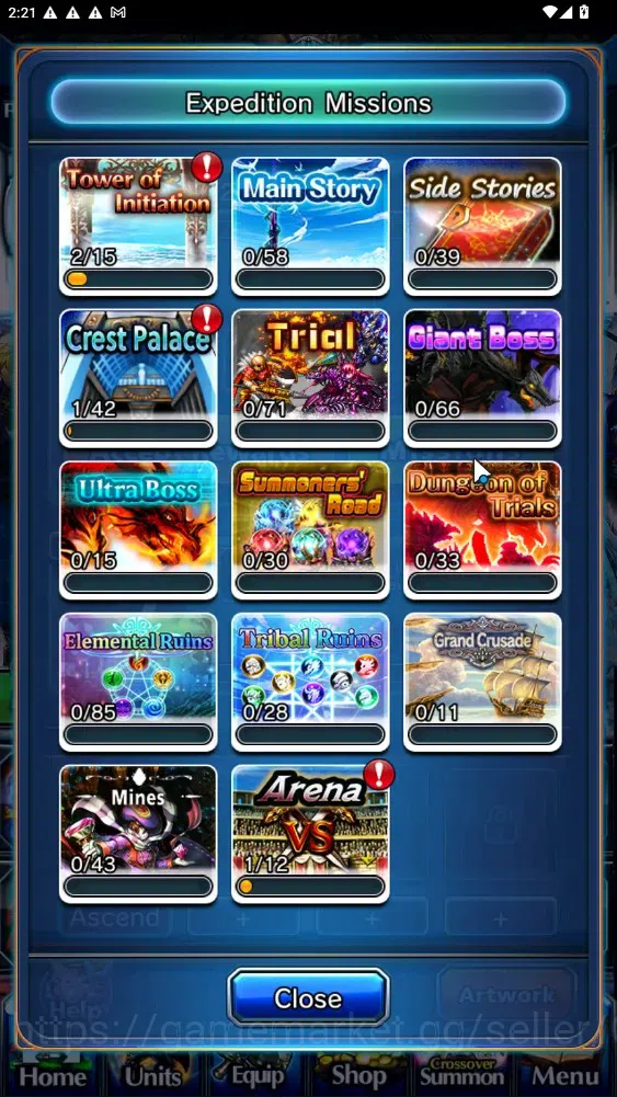 Grand Summoners Accounts End-Game Global|Rank 22| 3 Ascend + 1 TW | Fern + TW, Saitama, 2x War Hero Fen, |Lpot 139 + 13 6