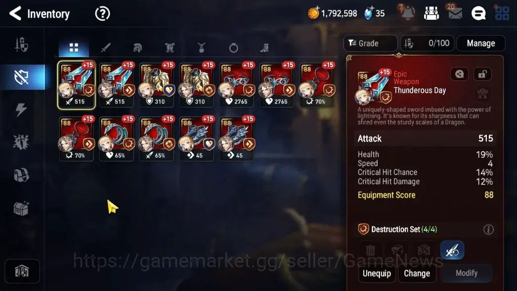 Epic Seven Accounts GLOBAL Unverif|New Era|2 ML (DJ Basar,LW Peira)+Ta image 12