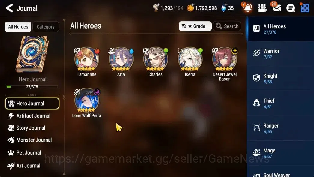 Epic Seven Accounts GLOBAL Unverif|New Era|2 ML (DJ Basar,LW Peira)+Ta image 7