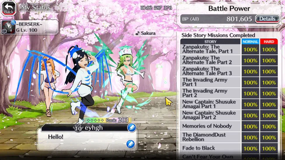 Bleach: Brave Souls Accounts [Global] 52K Orbs|Gisele,Candice TYBW26,Ganju,Uryu image 18