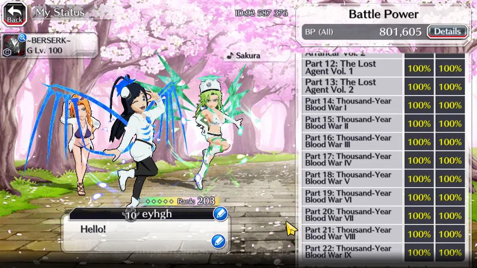 Bleach: Brave Souls Accounts [Global] 52K Orbs|Gisele,Candice TYBW26,Ganju,Uryu image 19