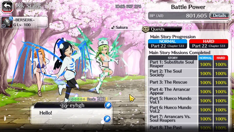 Bleach: Brave Souls Accounts [Global] 52K Orbs|Gisele,Candice TYBW26,Ganju,Uryu image 20
